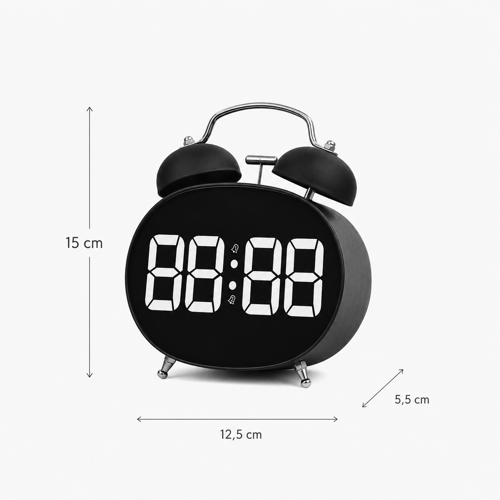 Petite horloge digitale à poser