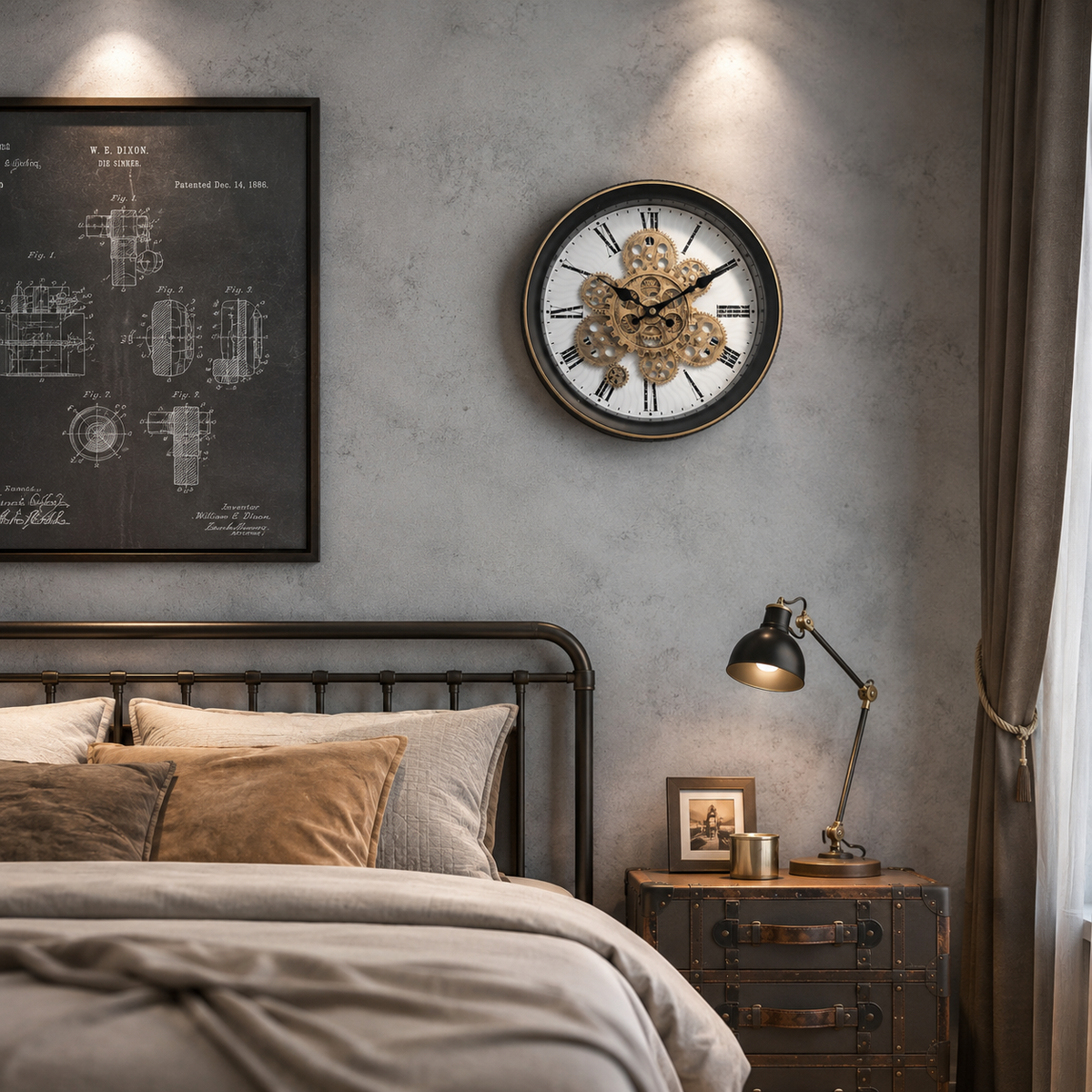 Petite horloge industrielle