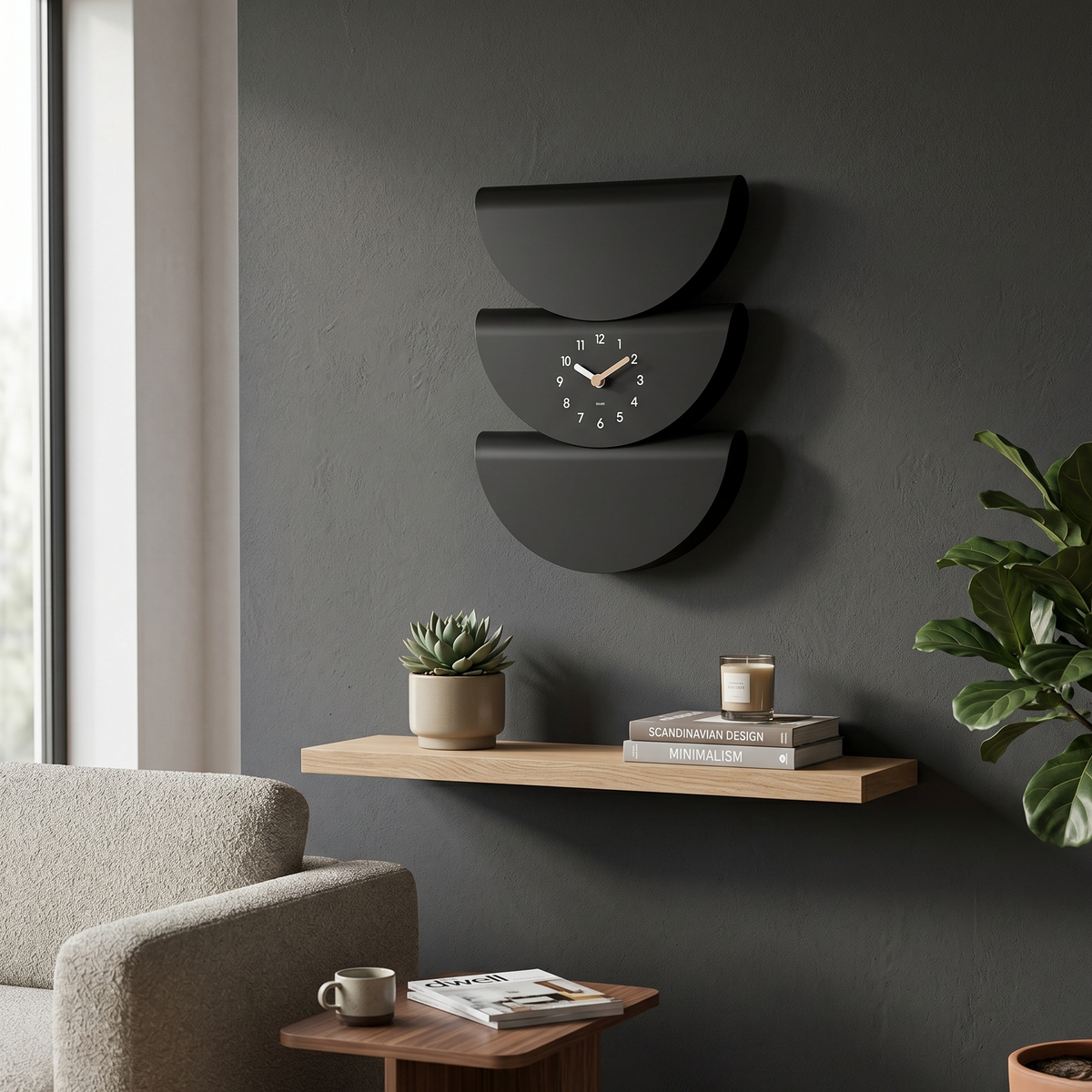 Petite horloge murale originale