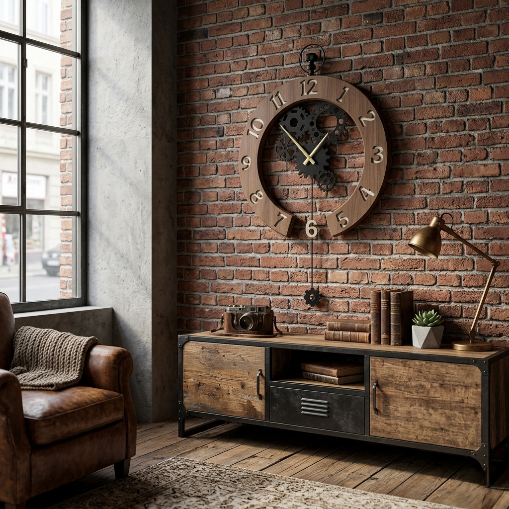 Rouage horloge industrielle