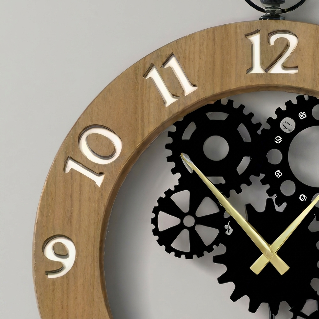 Rouage horloge industrielle