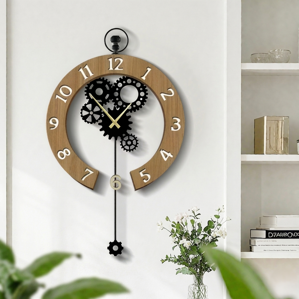 Rouage horloge industrielle