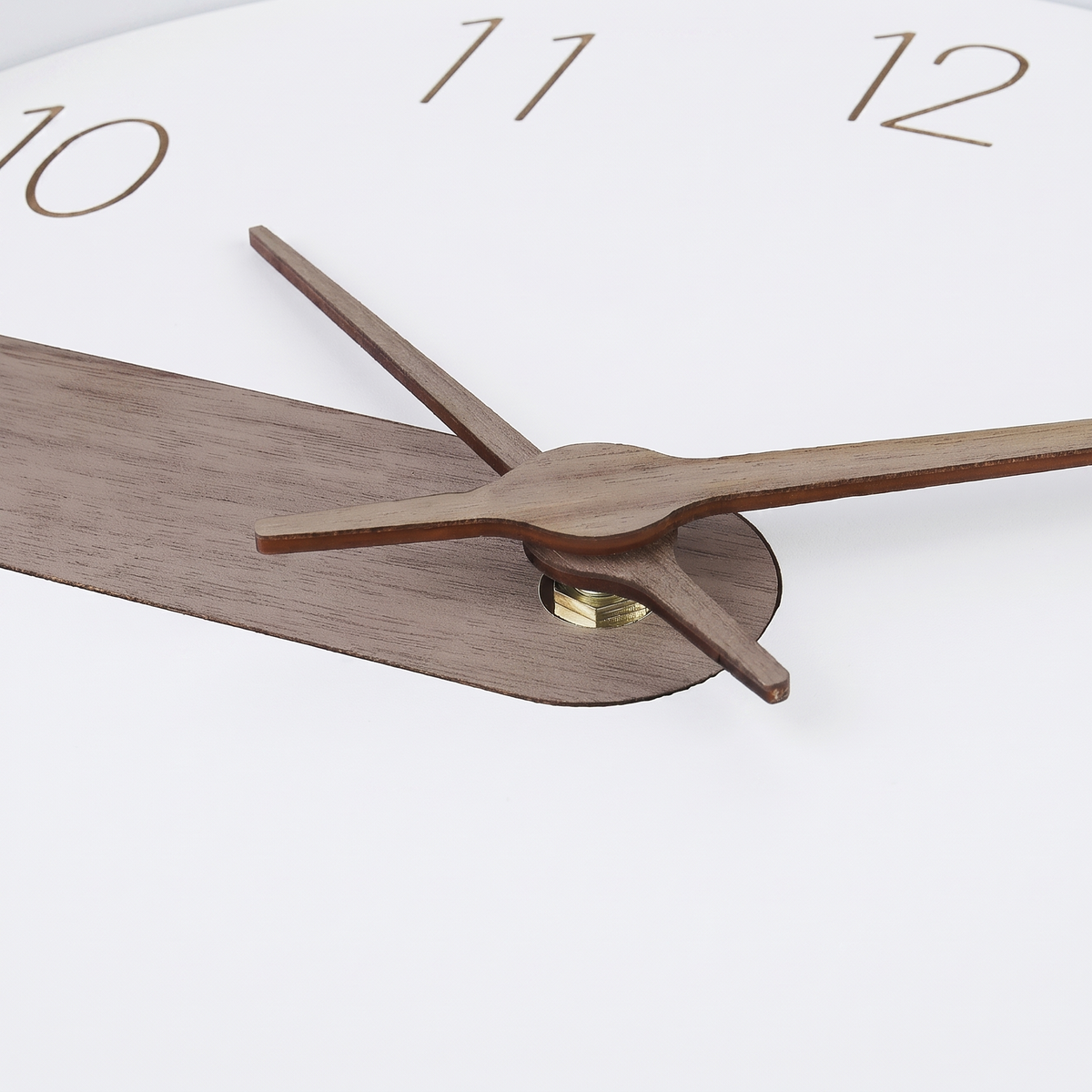 Horloge scandinave bois et blanc